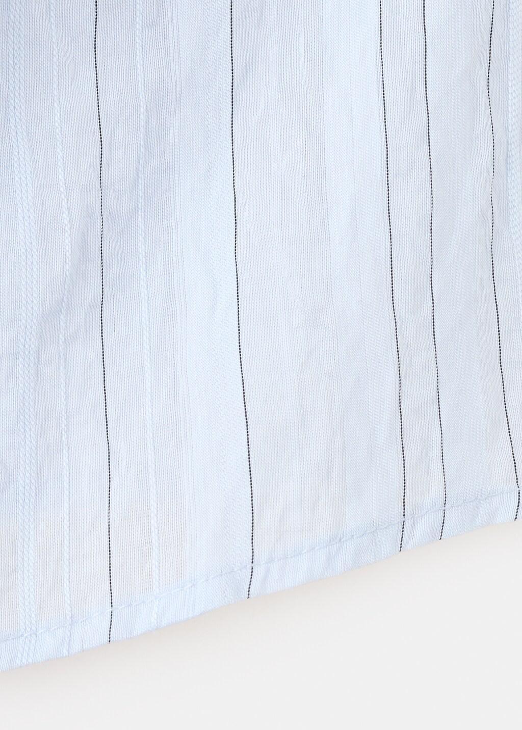 Blue Striped Crossover Top, Medium Blue, large image number 5