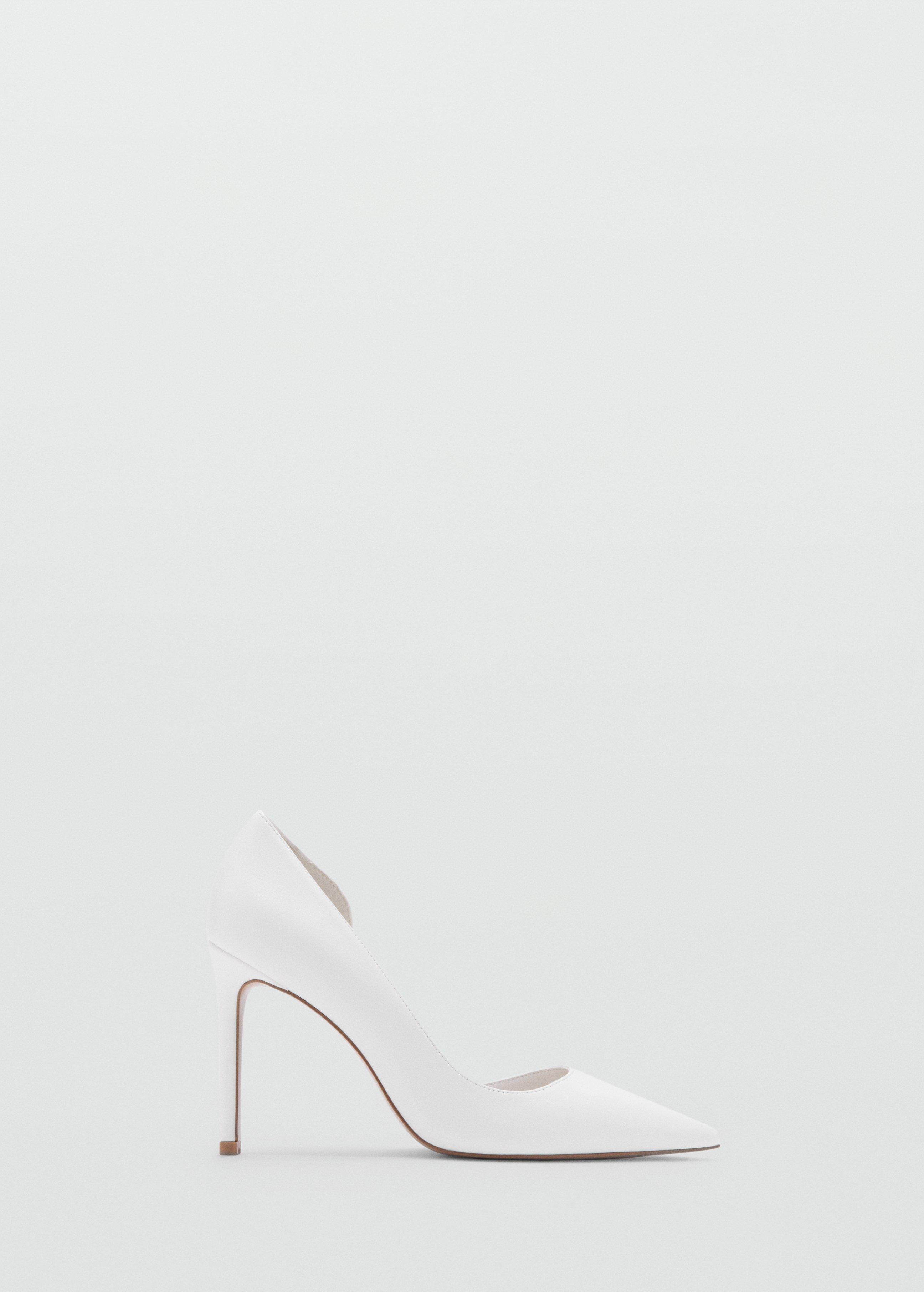 White High-Heeled Shoes, White, medium