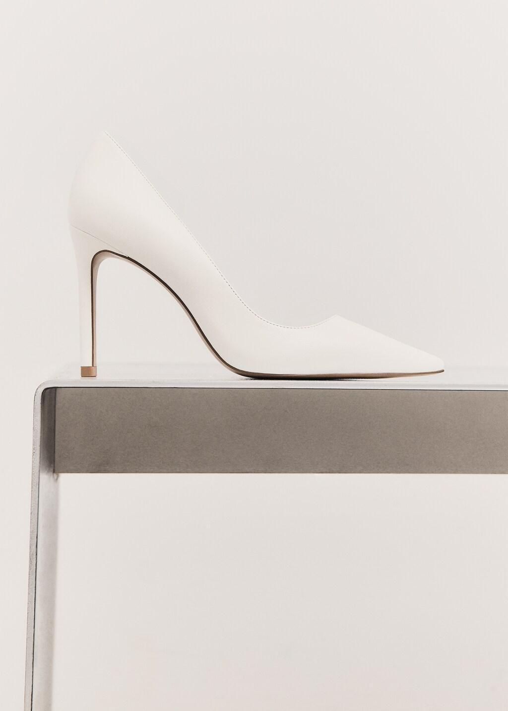 White High-Heeled Shoes, White, large image number 6