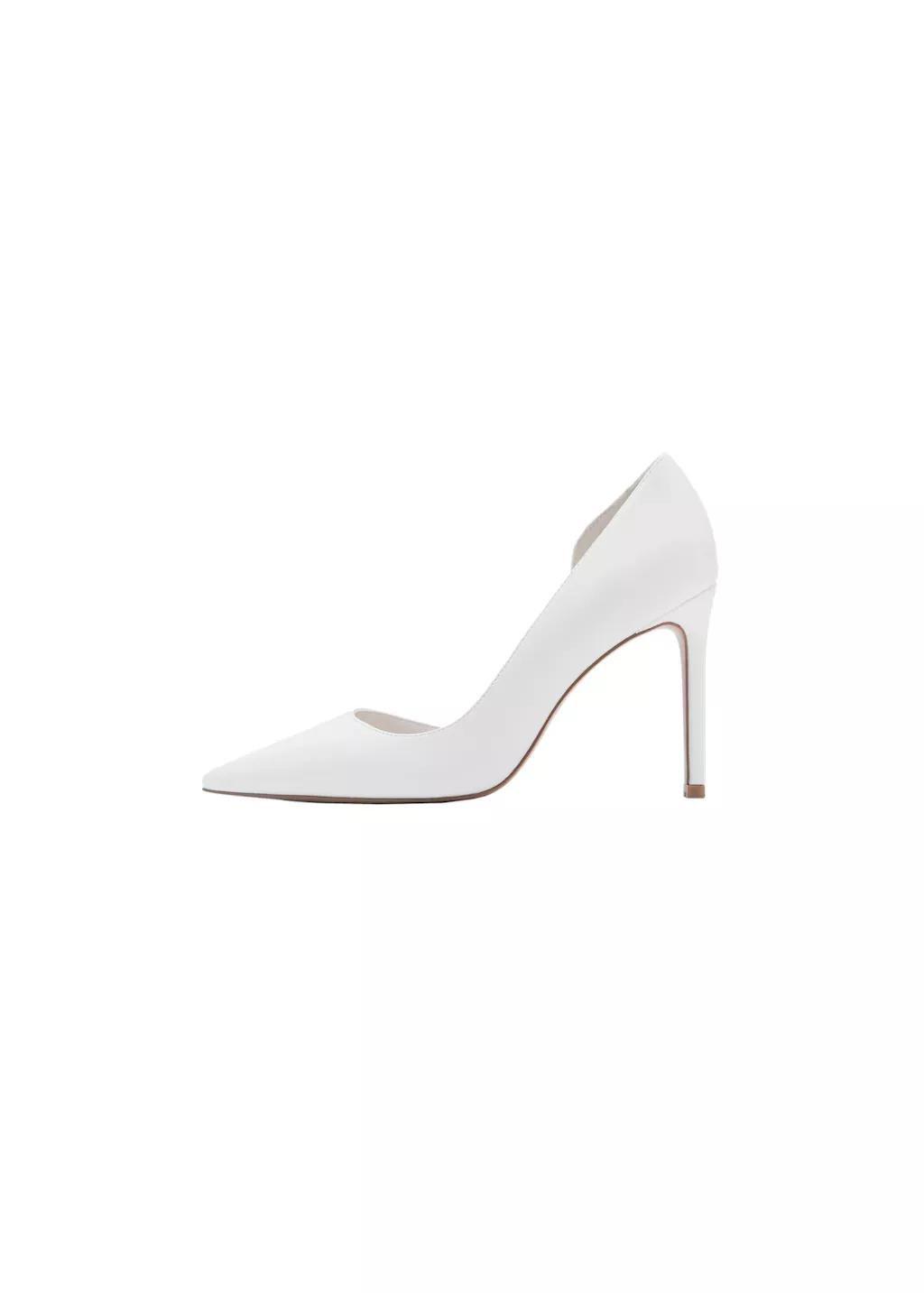White High-Heeled Shoes, White, large image number 7
