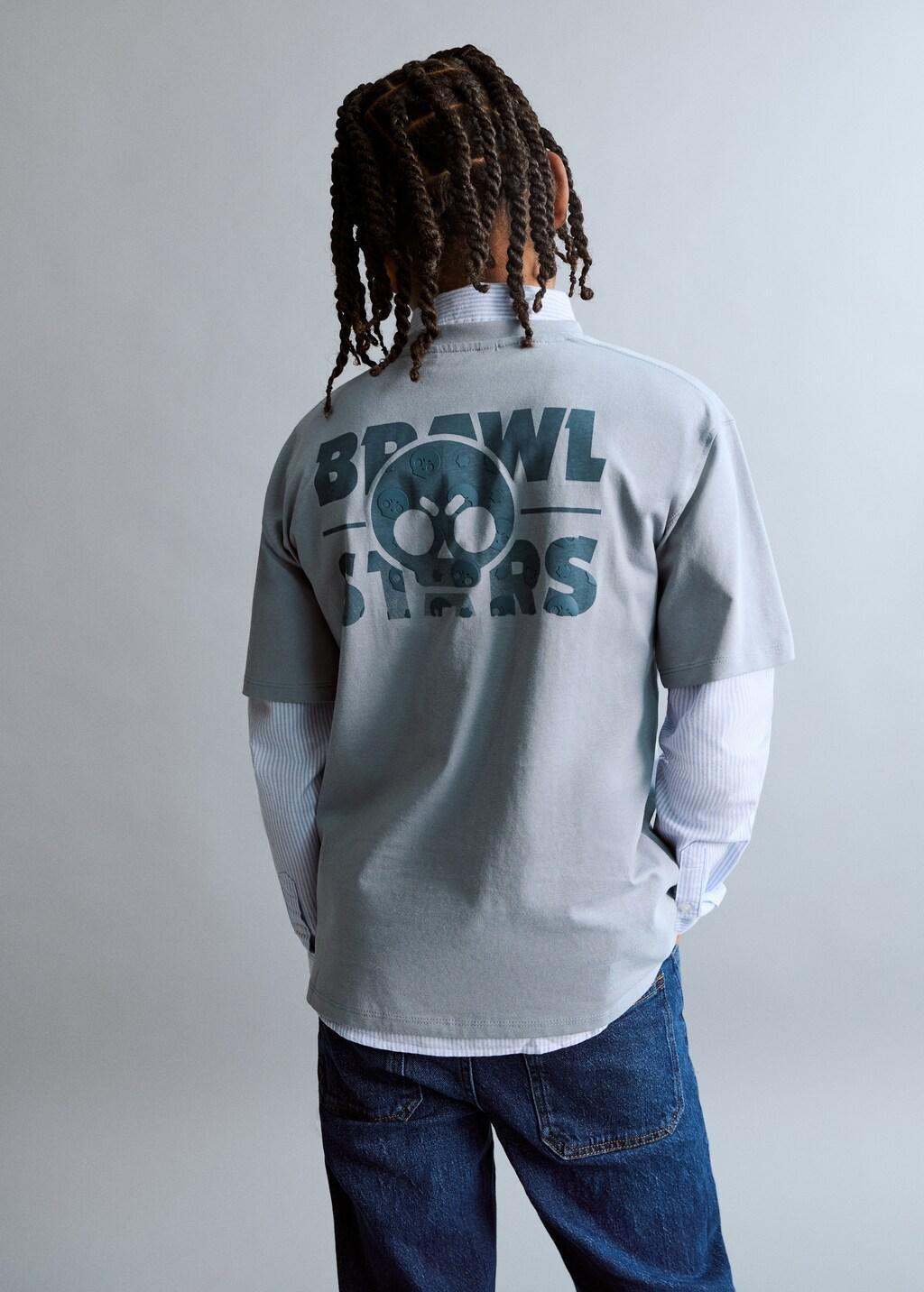 Blue Brawl Stars T-Shirt, Kids Boys, Medium Blue, large image number 5