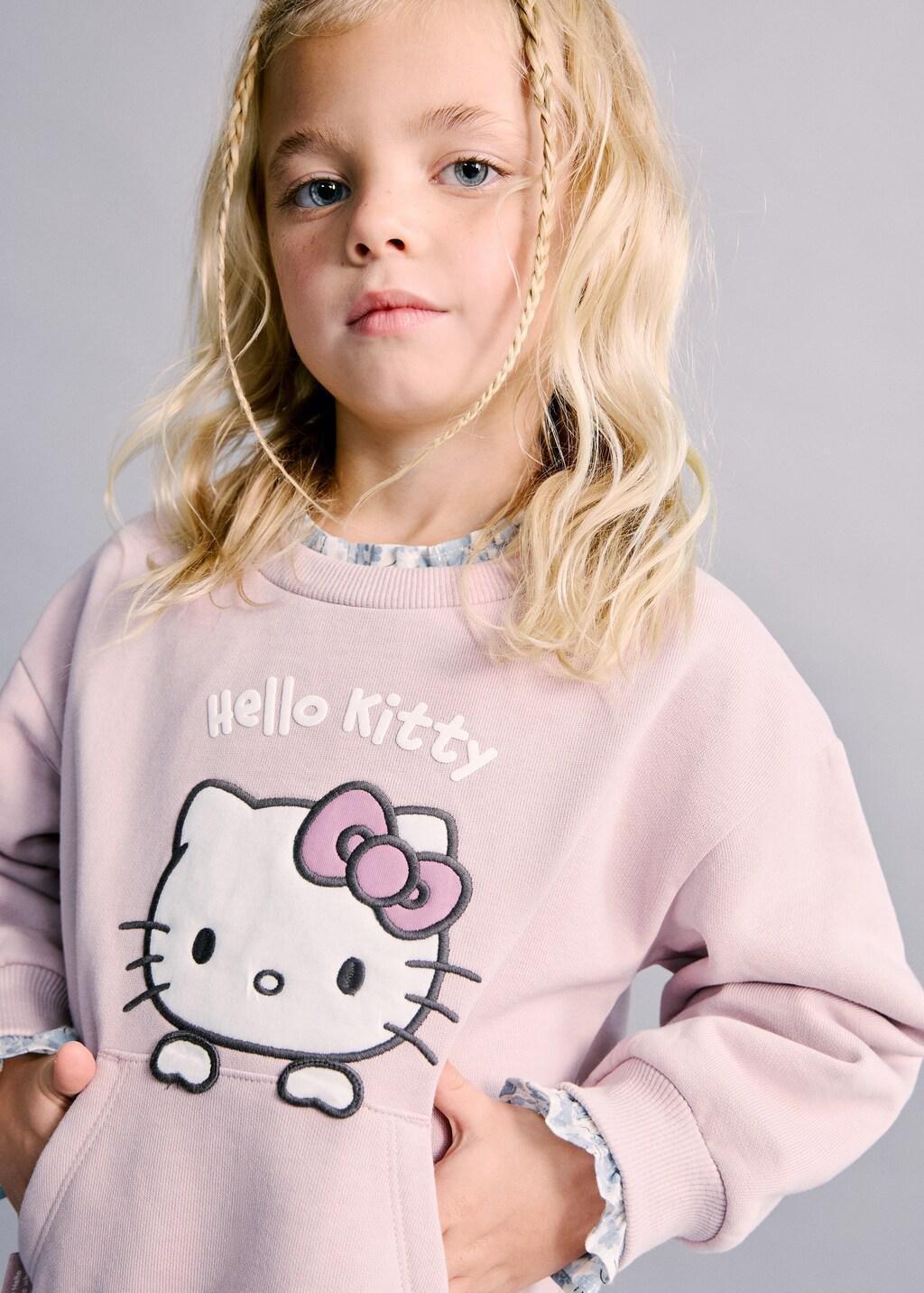 Pink Hello Kitty Sweatshirt, Baby Girls, Pink, large image number 3