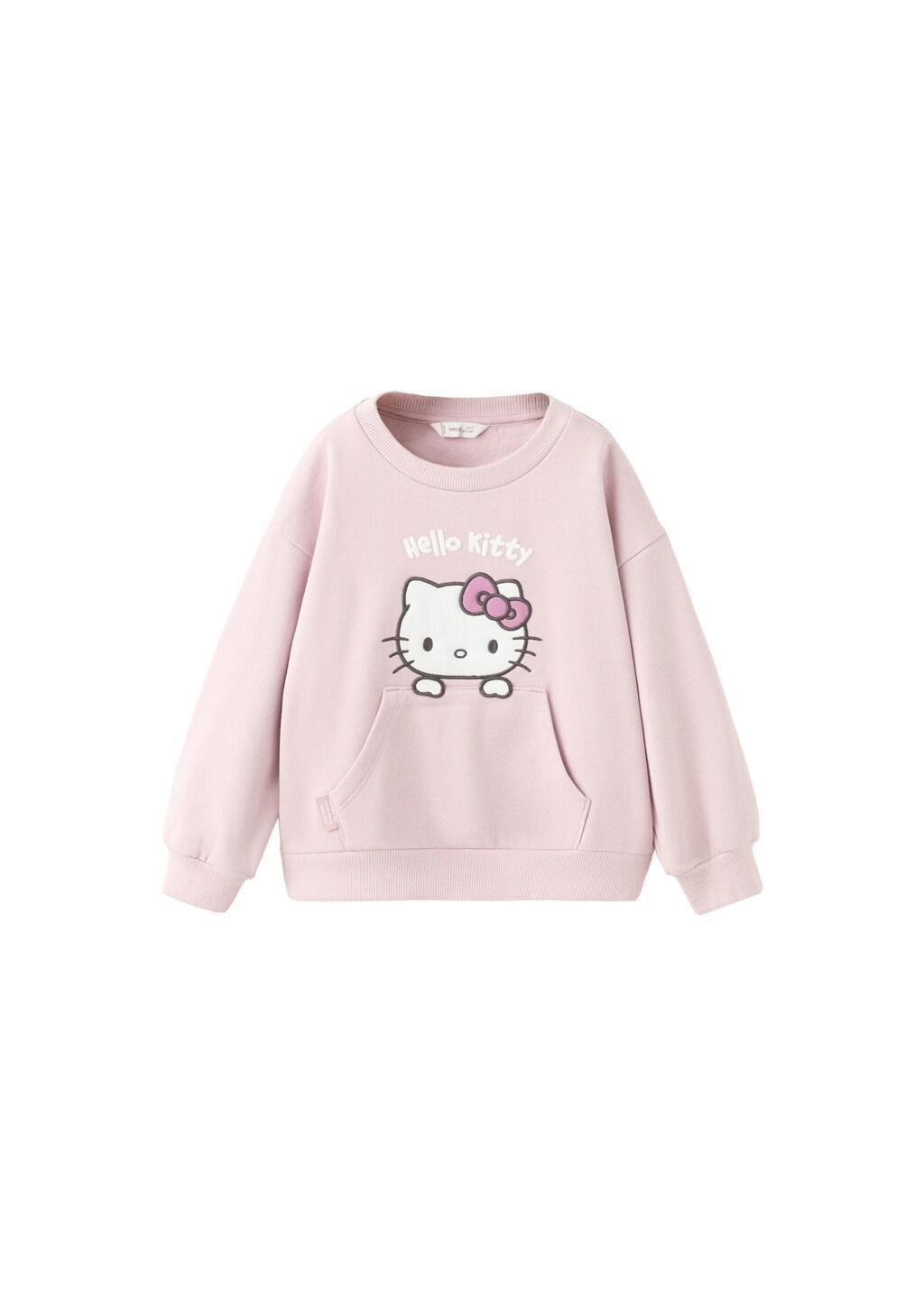 Pink Hello Kitty Sweatshirt, Baby Girls, Pink, large image number 5