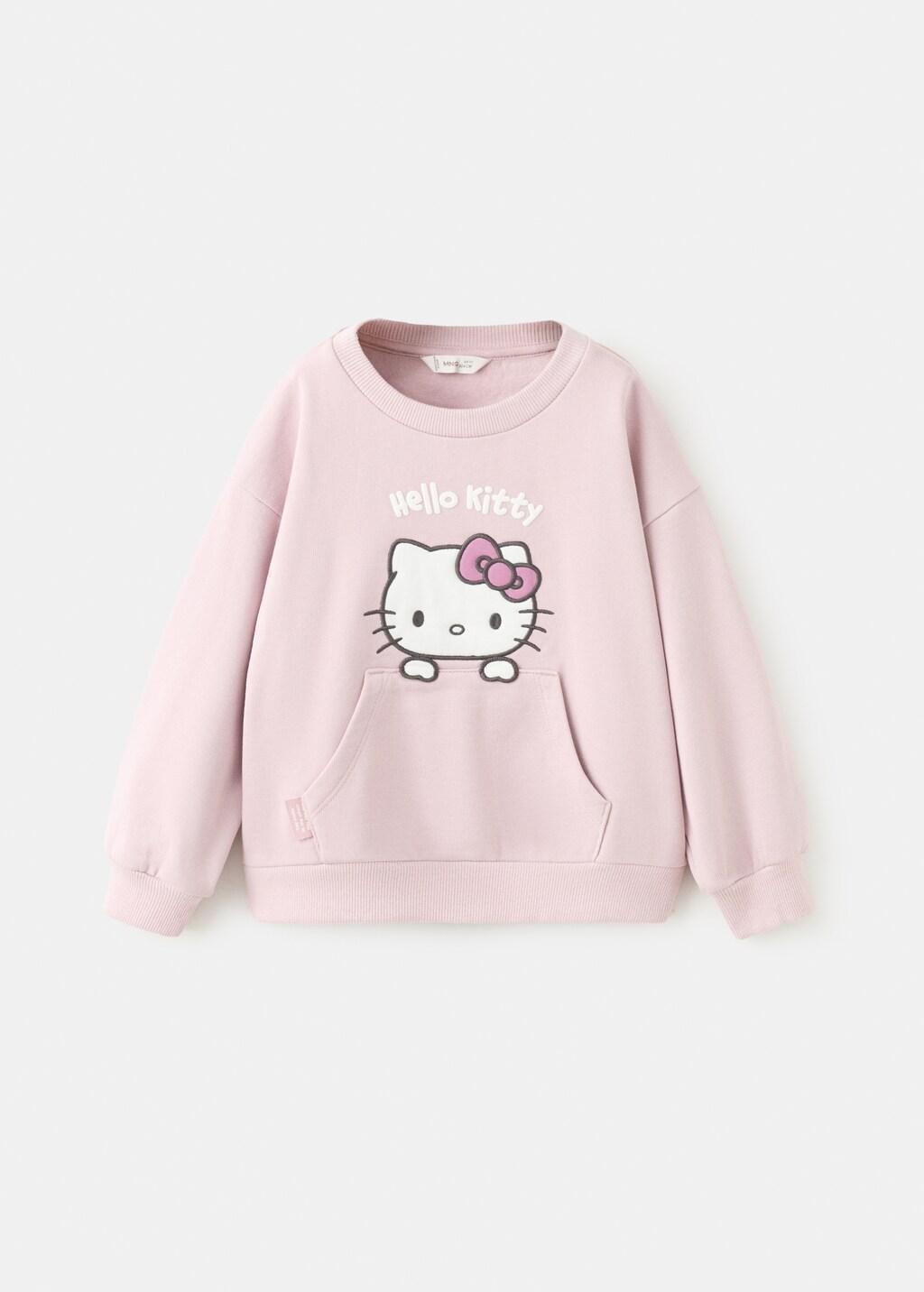 Pink Hello Kitty Sweatshirt, Baby Girls, Pink, large image number 6