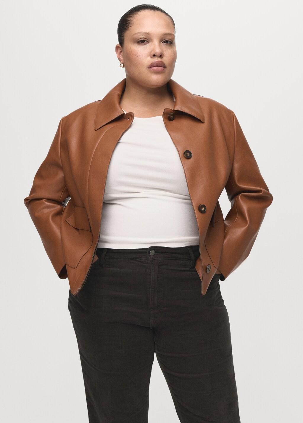 Brown Corduroy Flared Jeans, Dark Brown, large image number 6