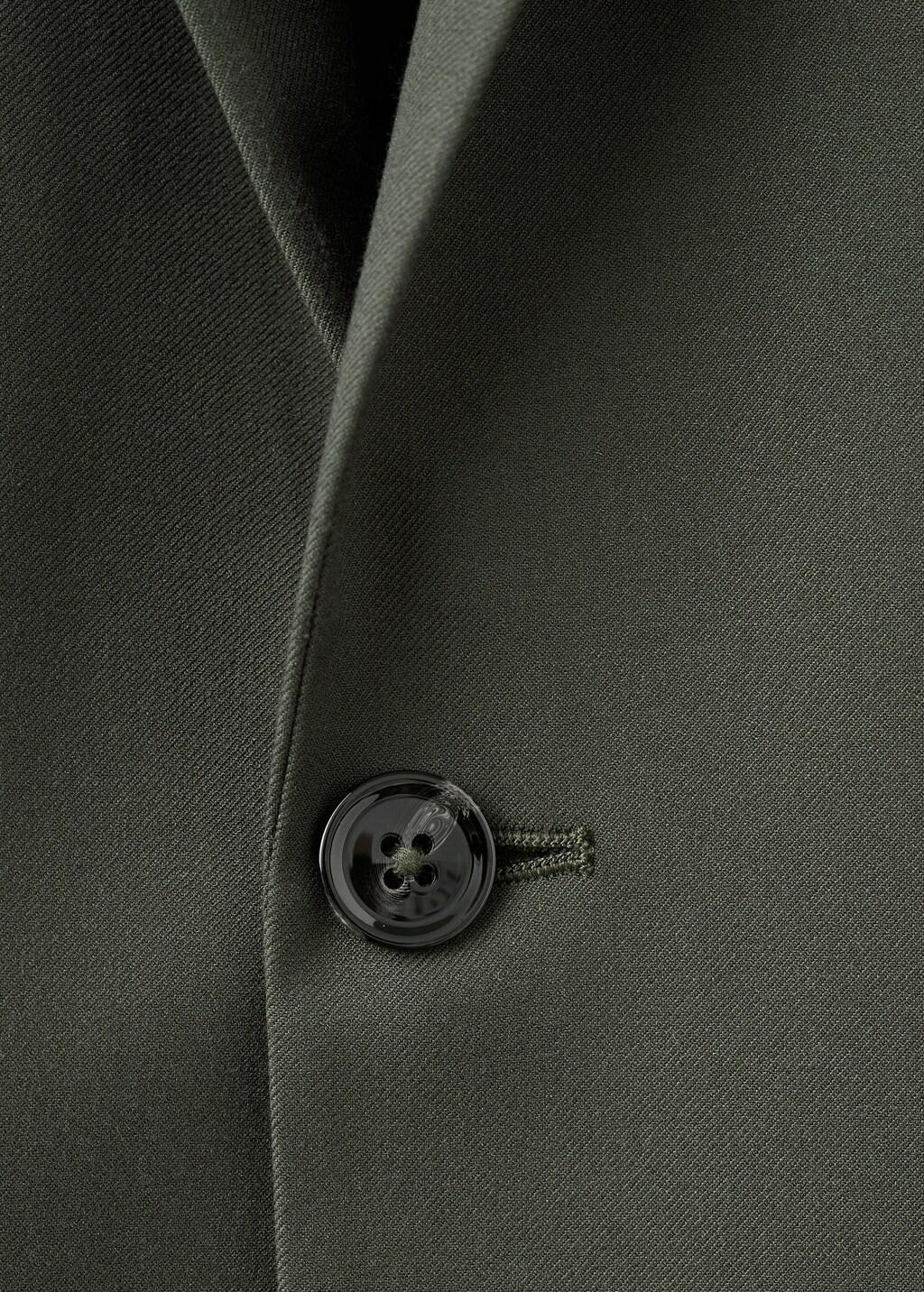 Khaki Milan Slim-Fit Suit Jacket, Beige - Khaki, large image number 1