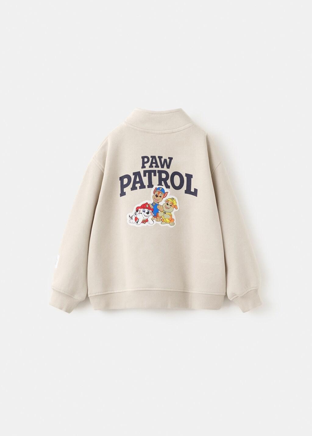 Brown Paw Patrol Sweatshirt, Kids Unisex, Light Pastel Brown, large image number 2