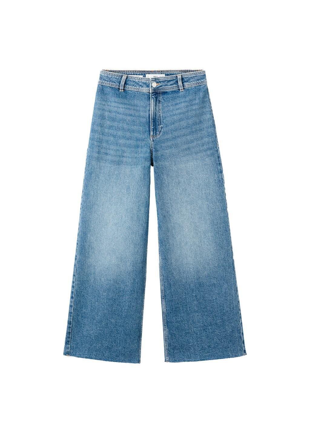 Blue Catherin Culotte High-Rise Jeans, 0201_TM, large image number 6