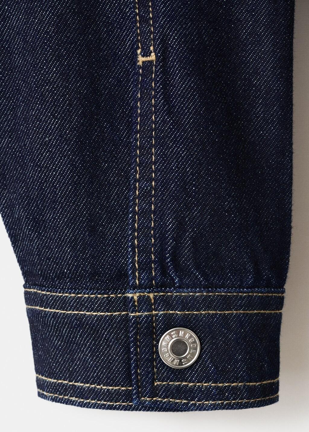 Blue Denim Shirt With Flap Pockets, 0201_TO, large image number 5