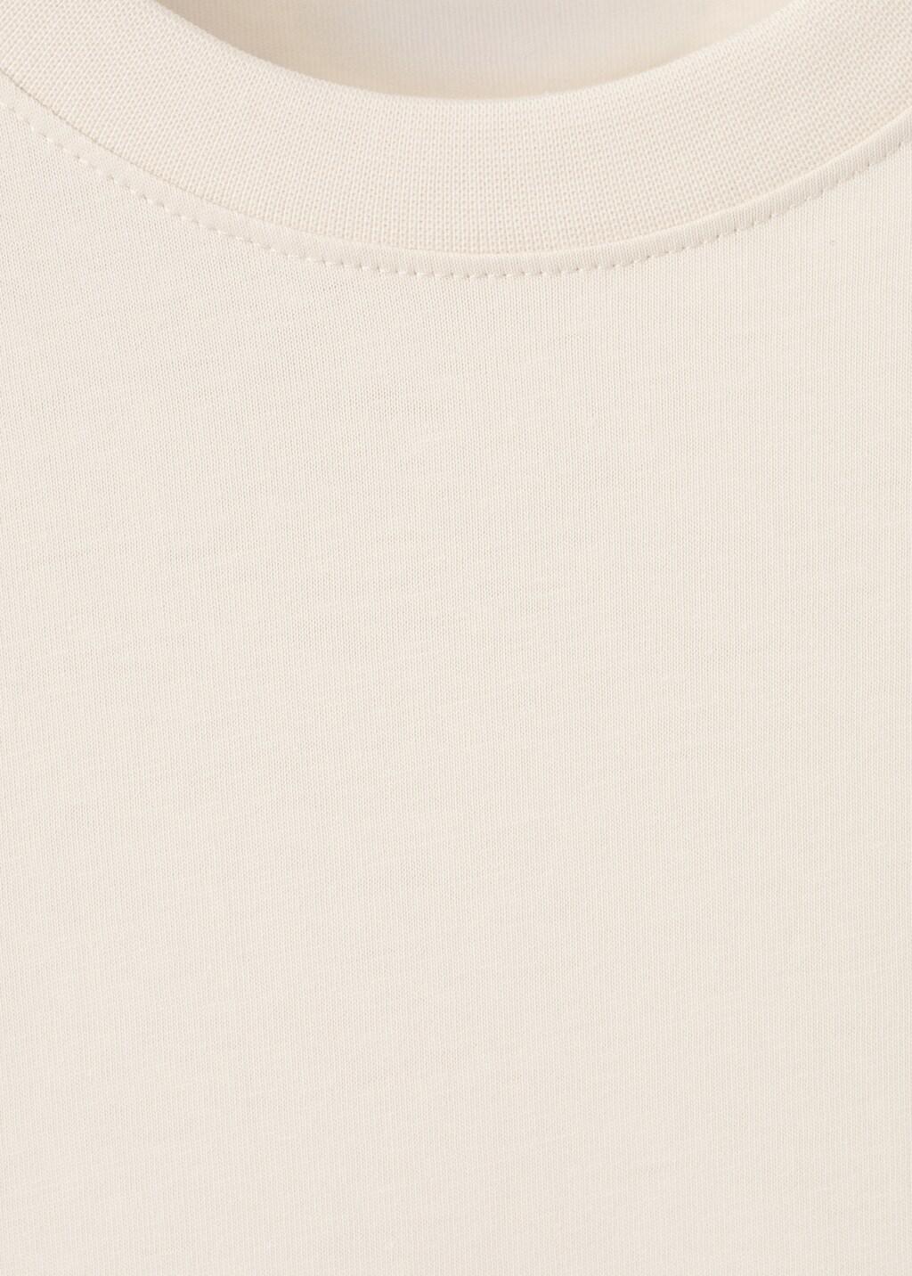 Yellow Cotton Slim-Fit T-Shirt, Yellow, large image number 1