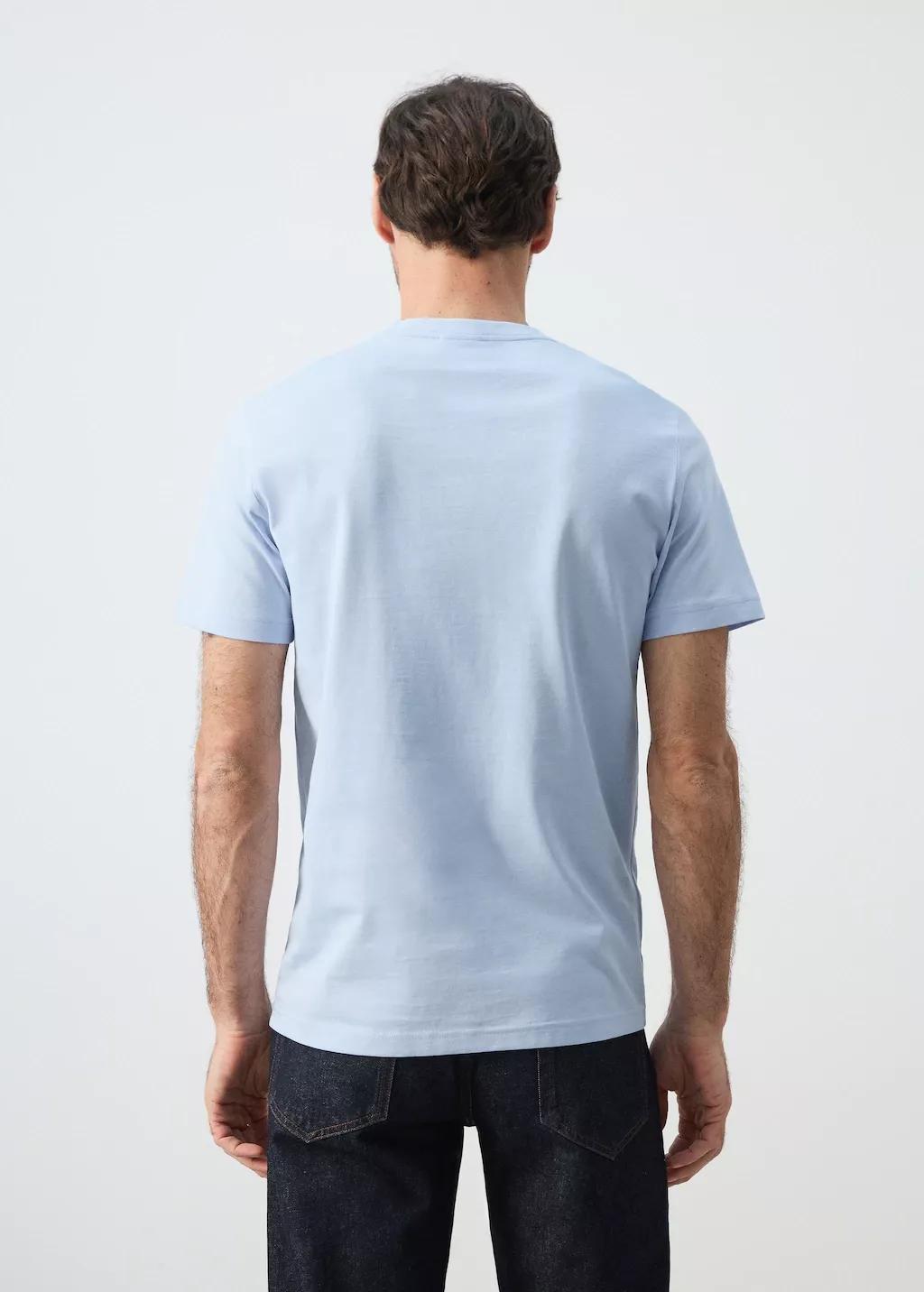 LT-PASTEL BLUE 100% cotton slim-fit t-shirt, Women, Light-Pastel Blue, large image number 2