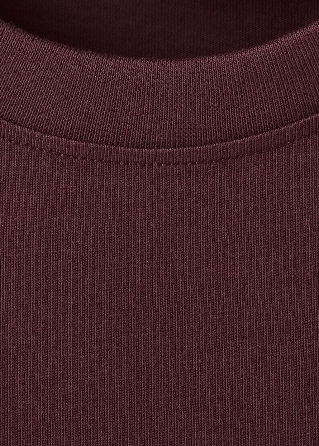 Purple 100% Cotton Slim-Fit T-Shirt, Dark Purple, large image number 1