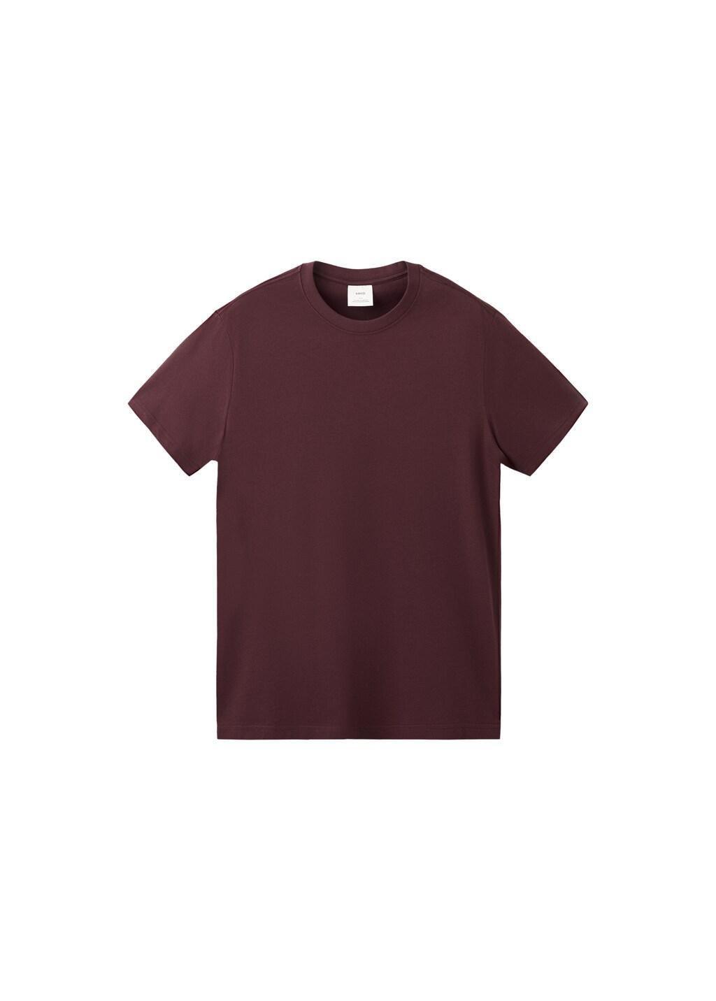 Purple 100% Cotton Slim-Fit T-Shirt, Dark Purple, large image number 6