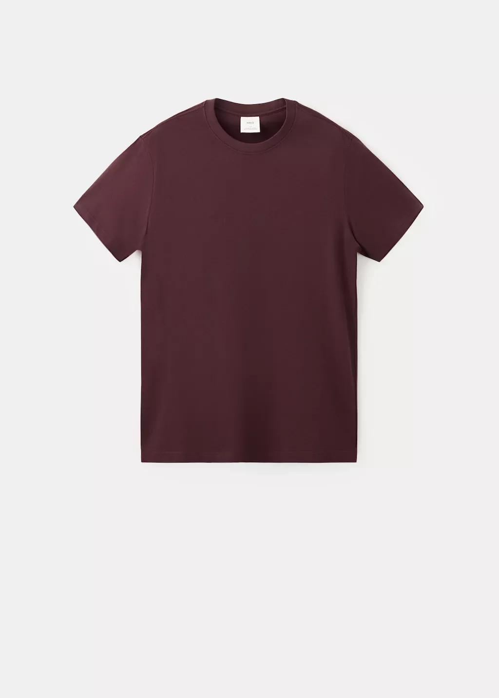 Purple 100% Cotton Slim-Fit T-Shirt, Dark Purple, large image number 7