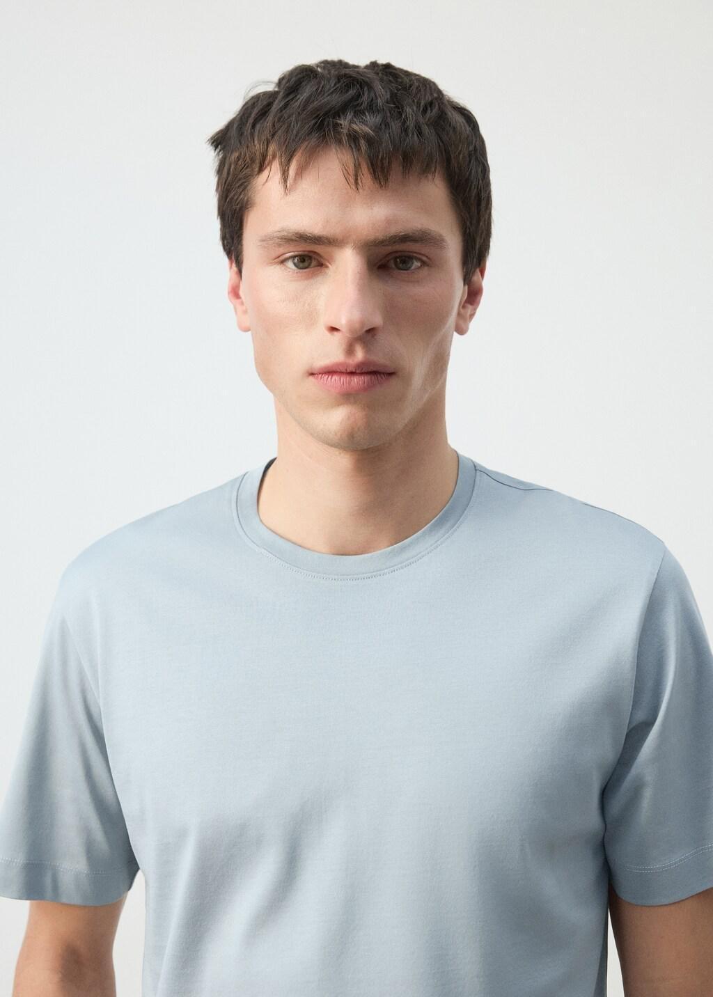 Turquoise 100% Cotton T-Shirt Regular Fit, Turquoise - Aqua, large image number 4