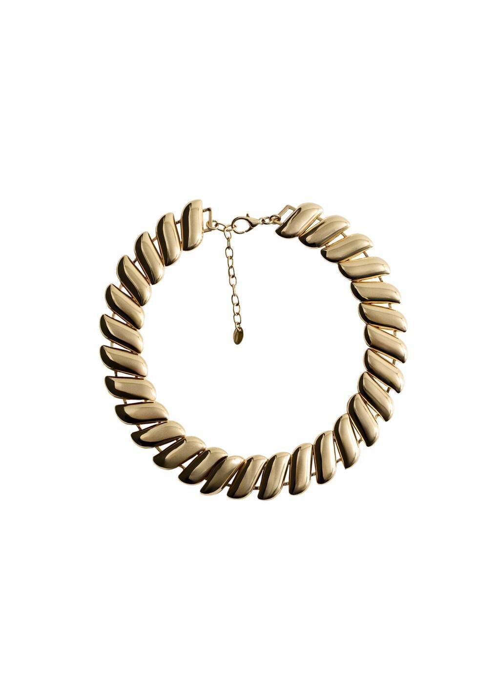 Gold Maxi-Link Necklace, Gold, large image number 4