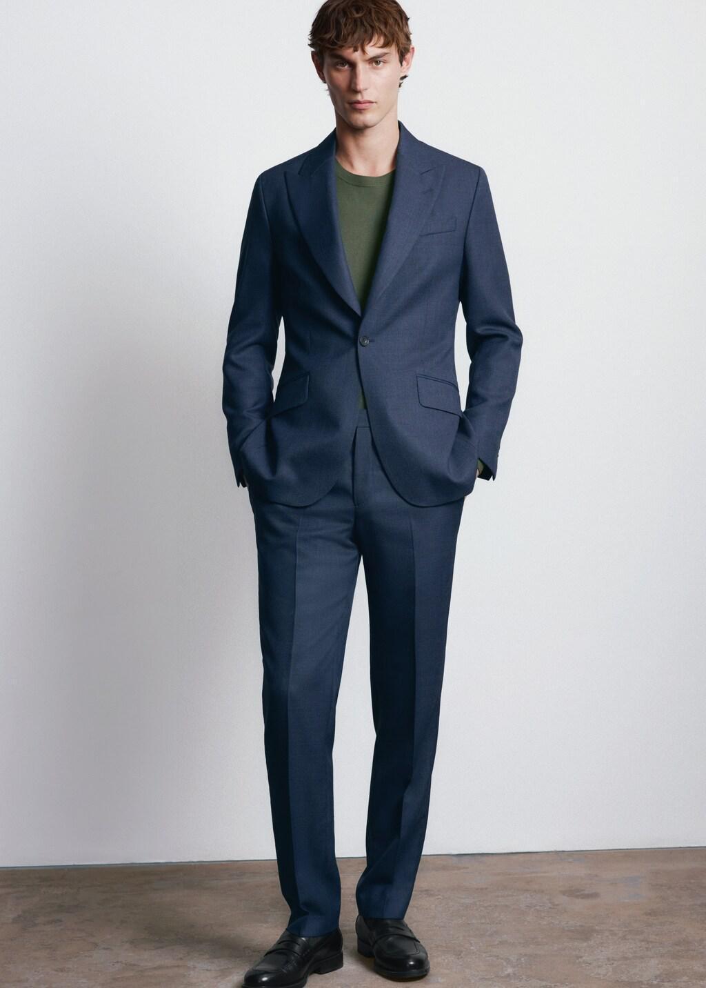 Green Merino Wool Crew Neck Sweater, Green, large image number 3