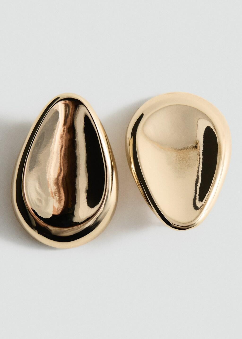 Gold Drop Earrings, 0201_OR, large image number 2