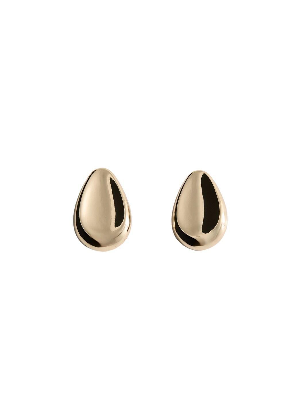Gold Drop Earrings, 0201_OR, large image number 3