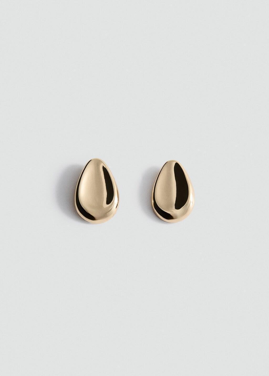 Gold Drop Earrings, 0201_OR, large image number 4