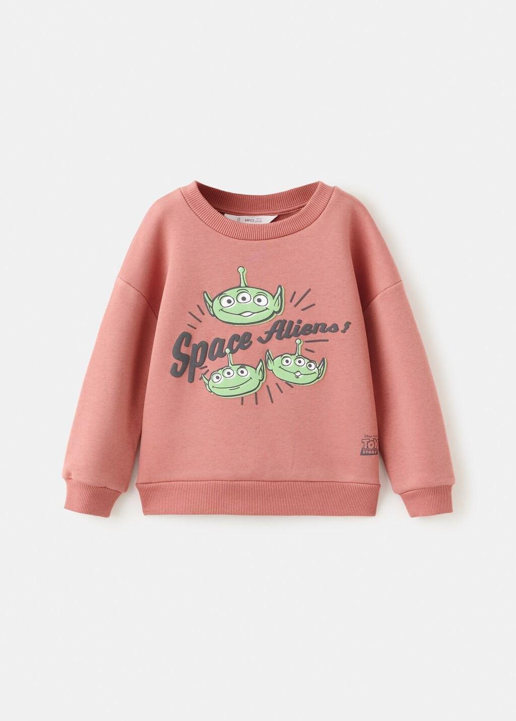 Orange Toy Story Sweatshirt, Kids Unisex, Medium Orange, large image number 1