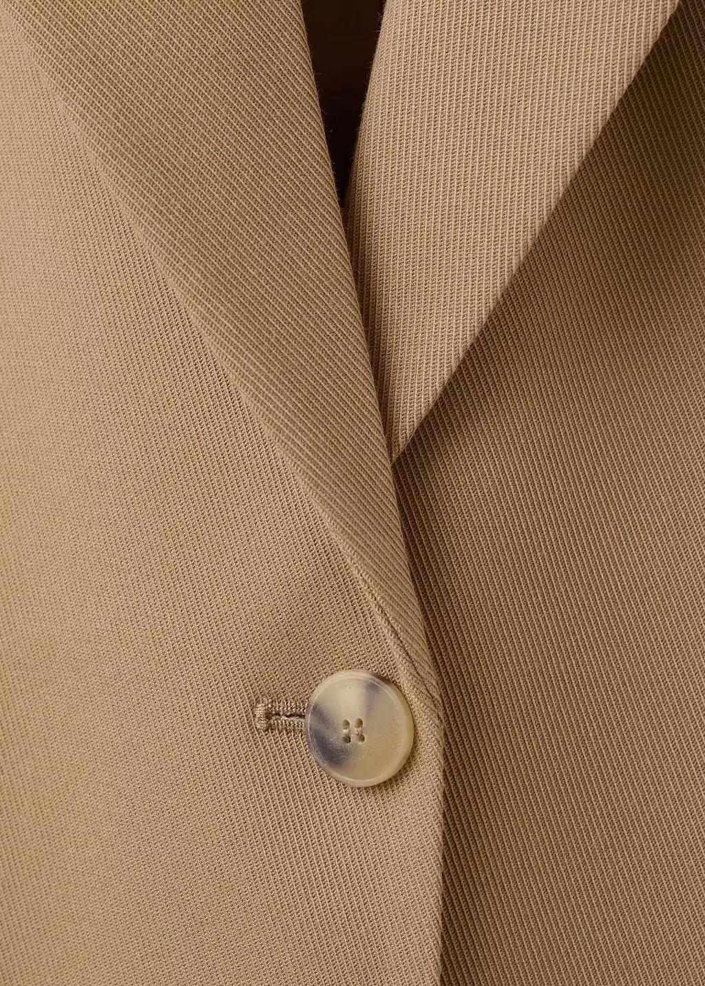 Brown Double-Breasted Suit Jacket, Medium Brown, large image number 5