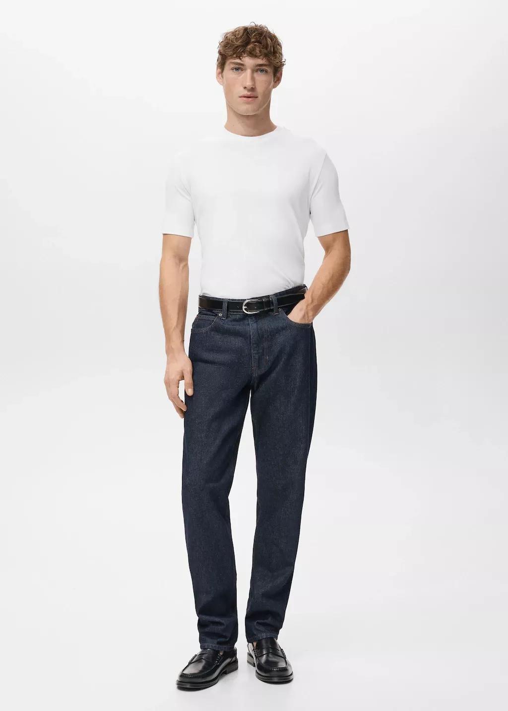 White Stretch Cotton T-Shirts, Set Of 2, 0201_01, medium