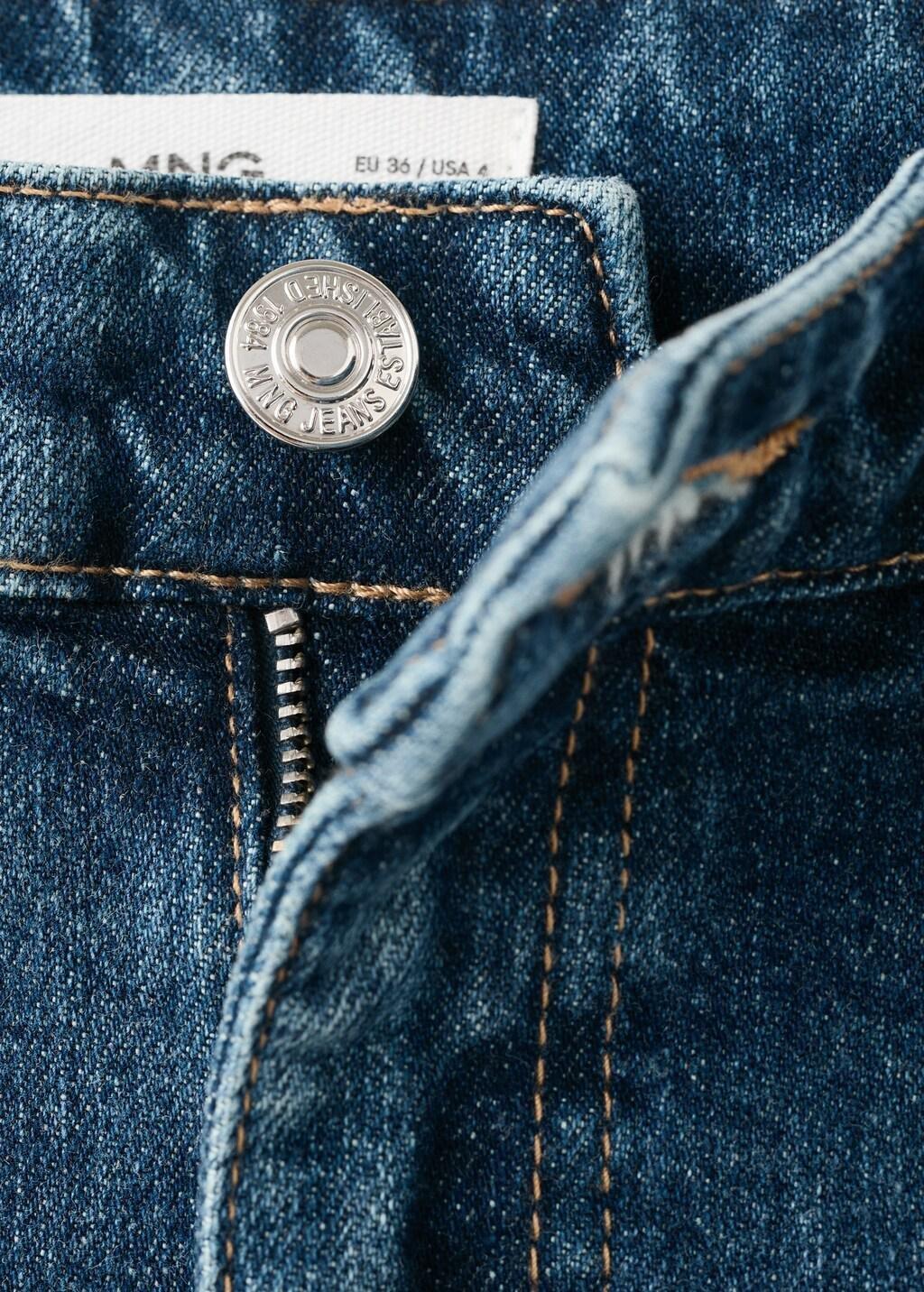 Blue Claudia Slim-Fit Cropped Jeans, Open Blue, large image number 1
