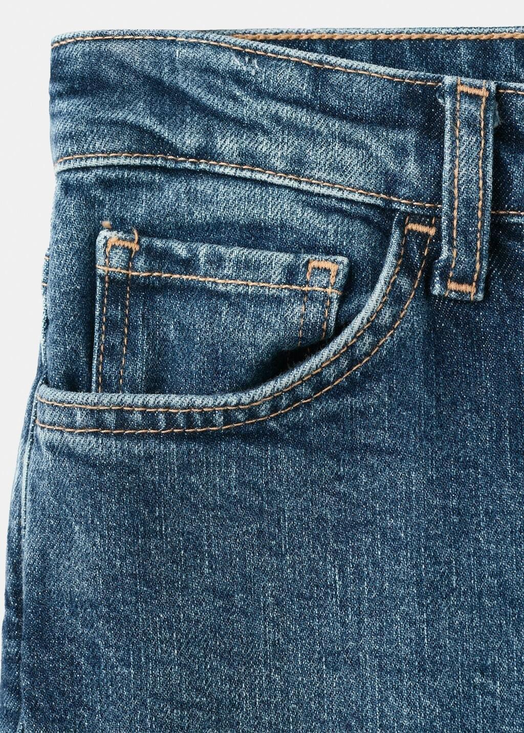 Blue Claudia Slim-Fit Cropped Jeans, Open Blue, large image number 5