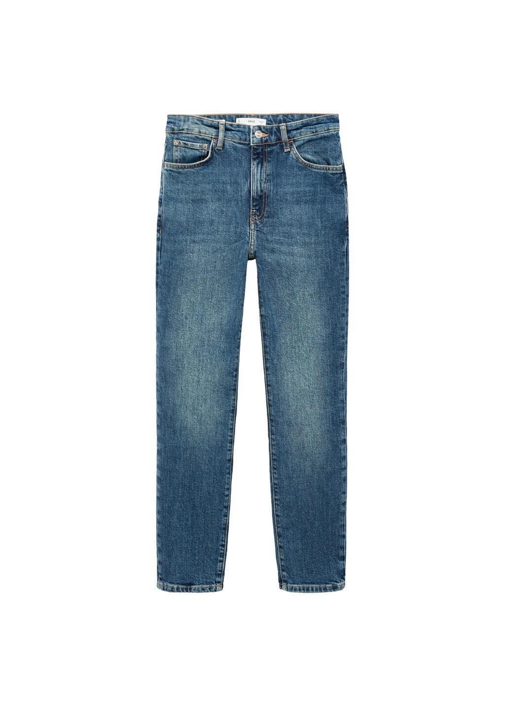 Blue Claudia Slim-Fit Cropped Jeans, Open Blue, large image number 7