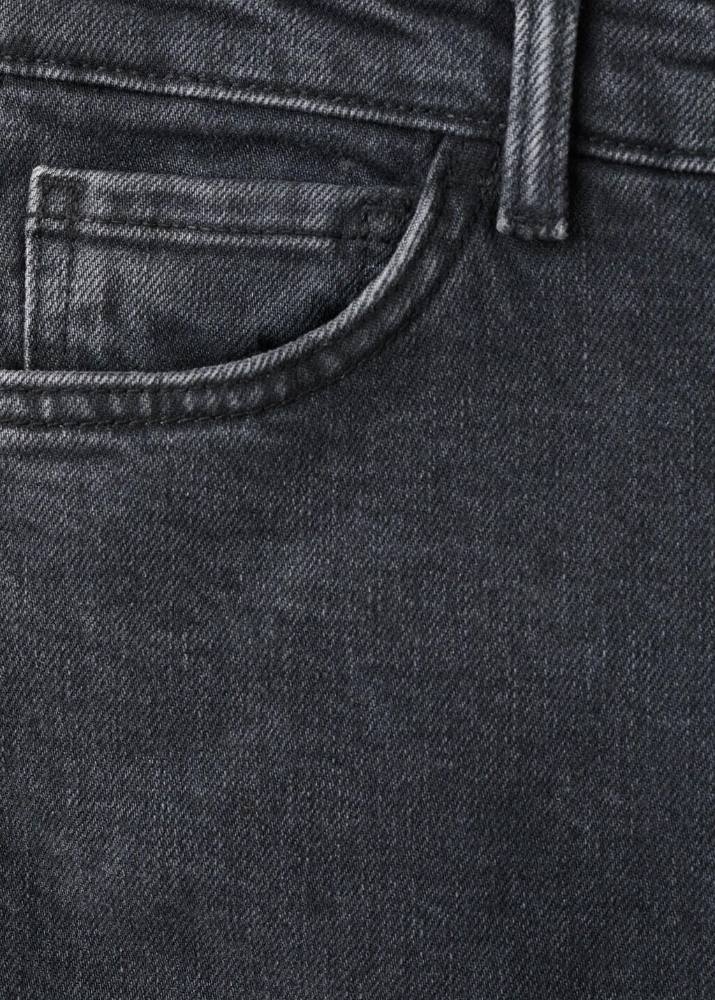 Grey Claudia Slim-Fit Cropped Jeans, 0201_TN, large image number 5