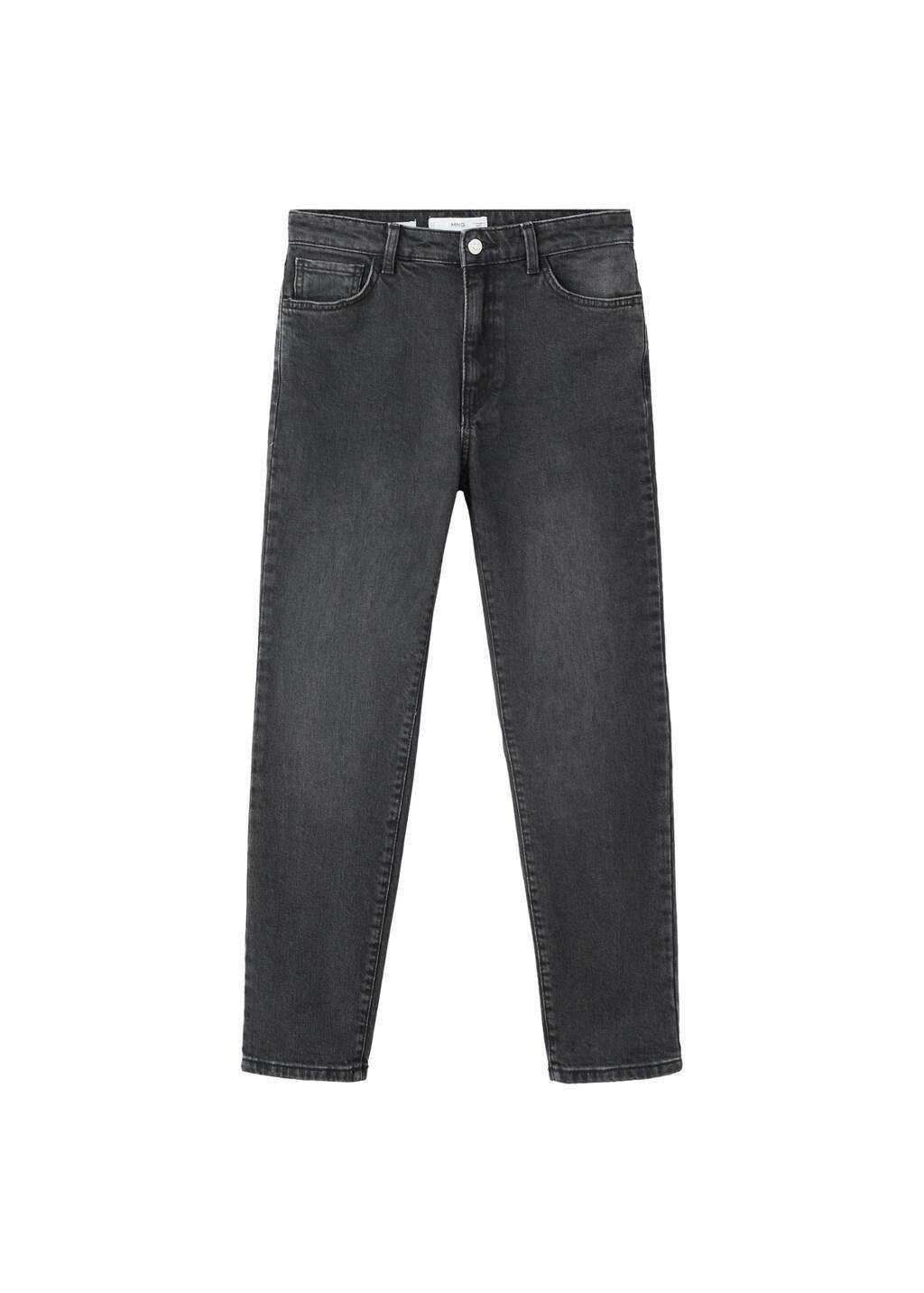 Grey Claudia Slim-Fit Cropped Jeans, 0201_TN, large image number 7