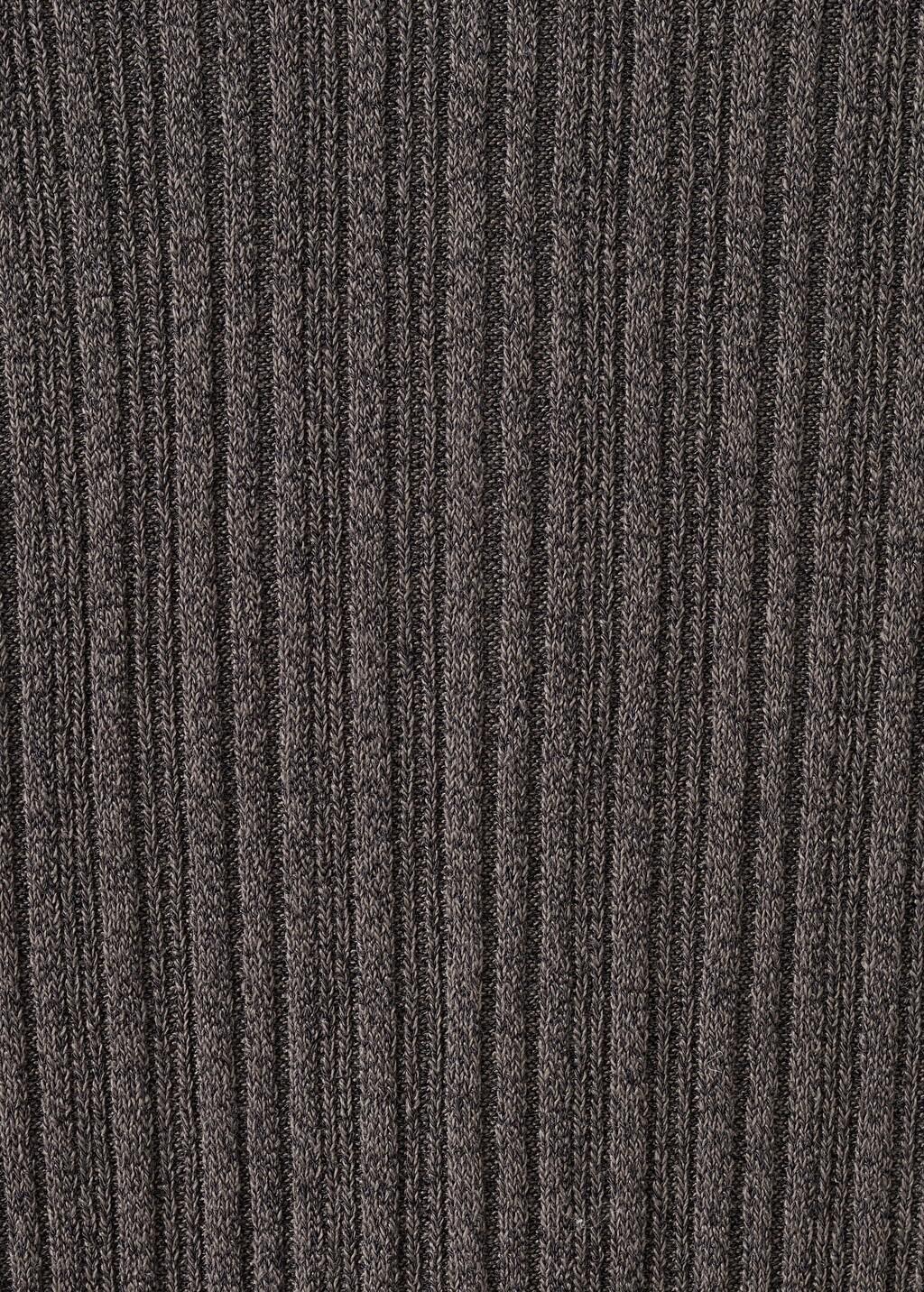 Brown Turtleneck Sweater With Flared Sleeves, Medium Brown, large image number 5