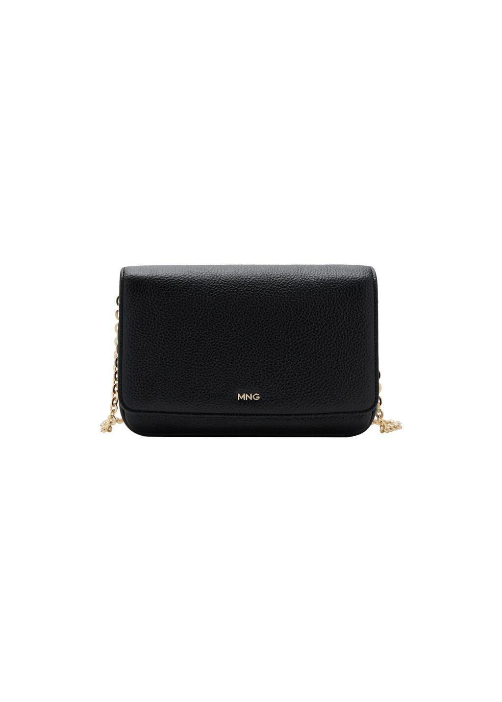Black Small Crossbody Bag, Black, large image number 2