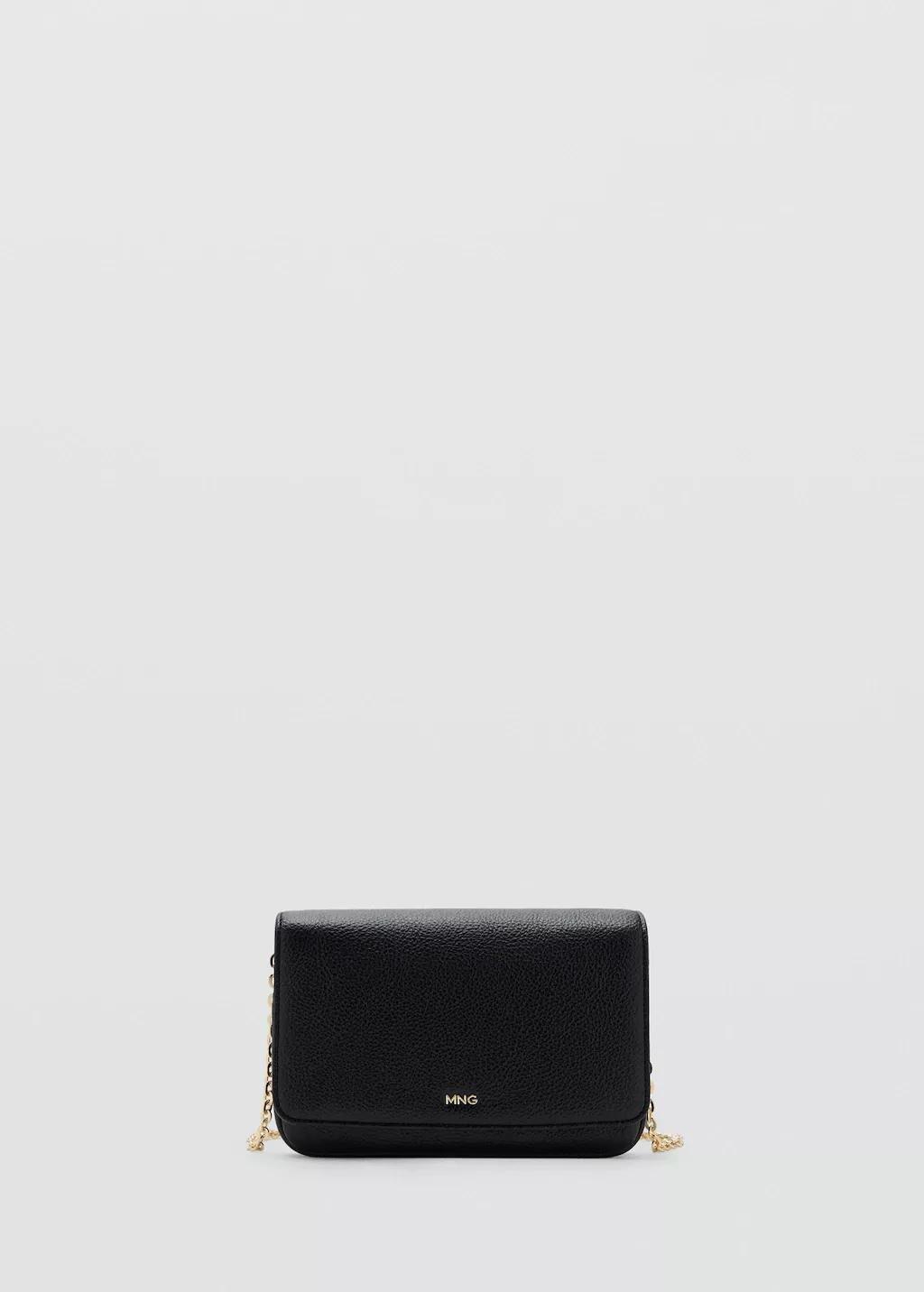Black Small Crossbody Bag, Black, large image number 3