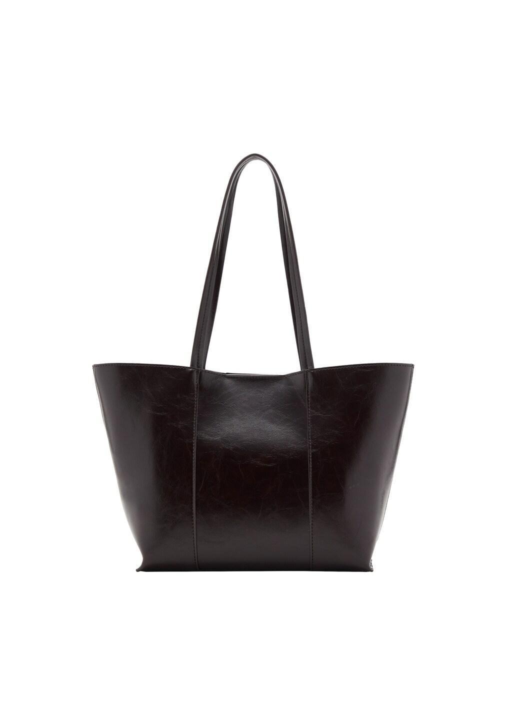 Brown Medium Shopper Bag, 0201_32, large image number 3