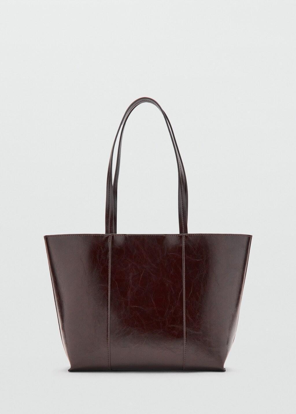 Brown Medium Shopper Bag, 0201_32, large image number 4