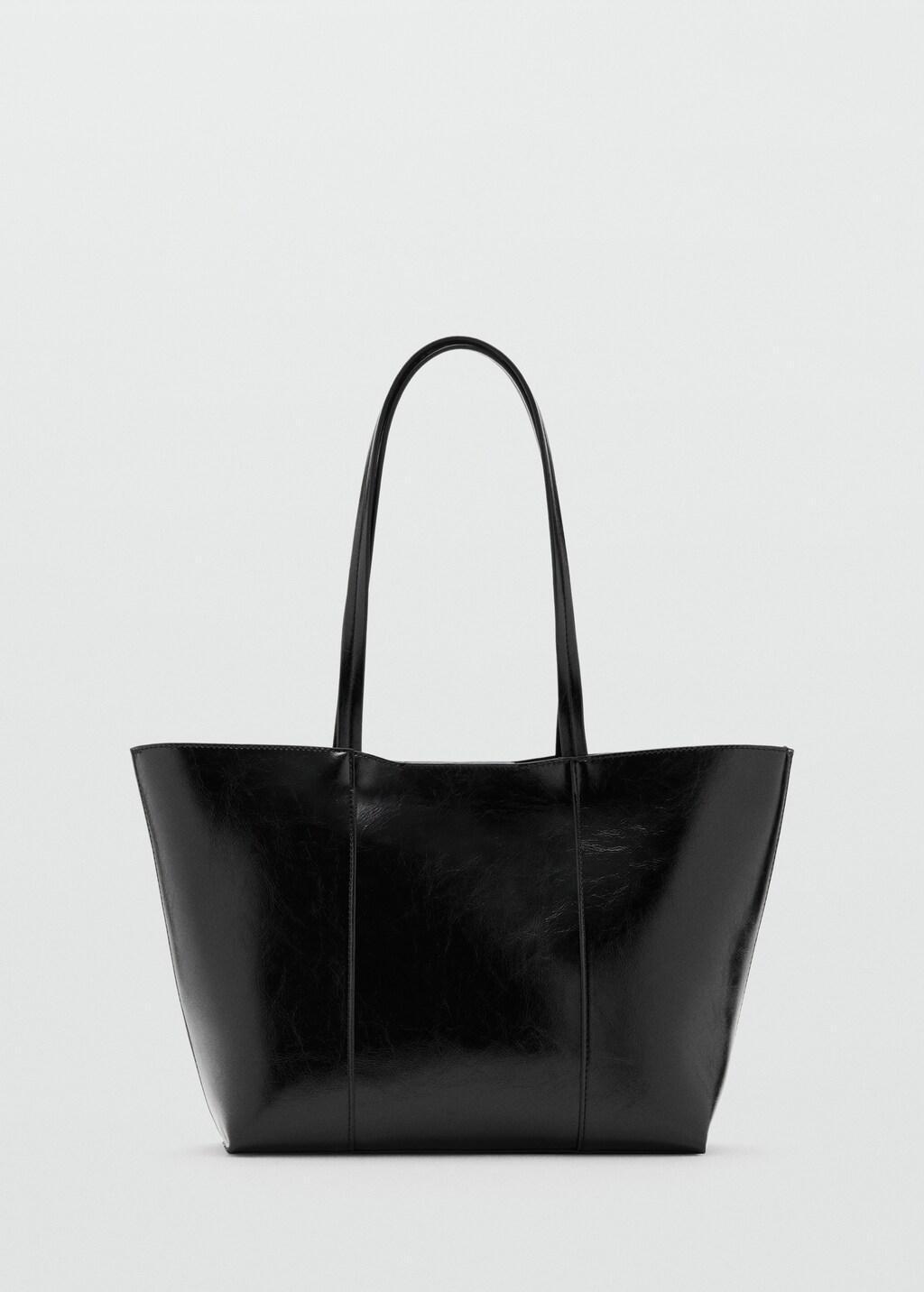 Black Medium Shopper Bag, 0201_99, large image number 3