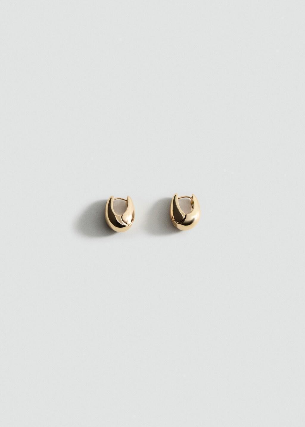 Gold Volume Hoop Earrings, 0201_OR, large image number 2