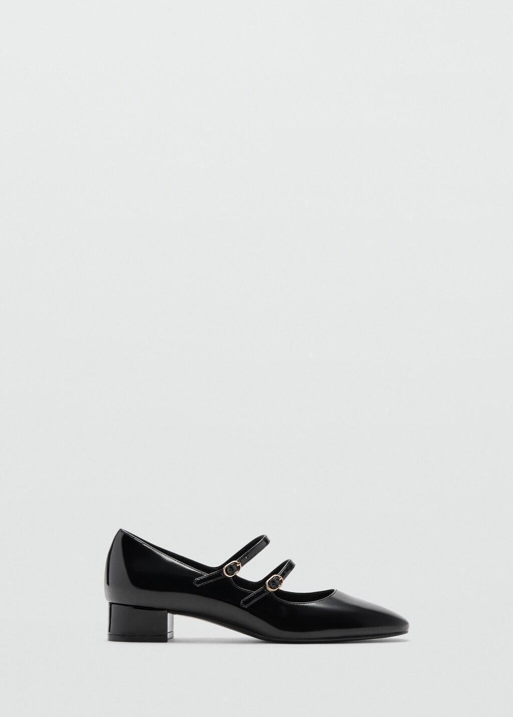 Black Patent Leather Shoes With Buckle, Black, large image number 3