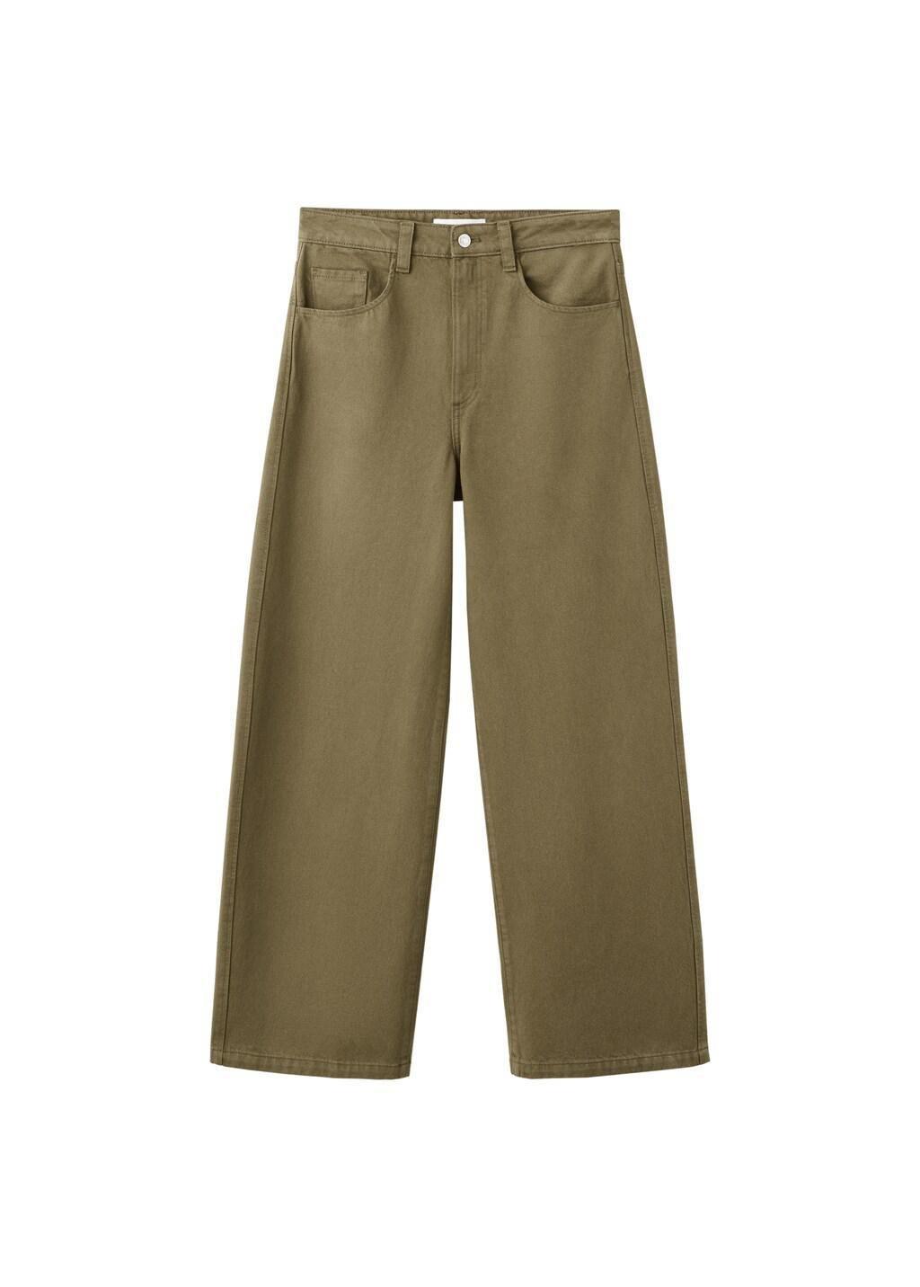 Khaki Mid-Rise Balloon Jeans, 0201_37, large image number 6