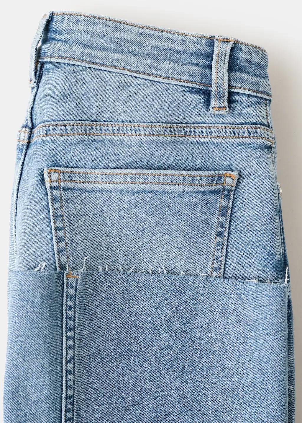 Blue Sienna Flared Cropped Jeans, 0201_TM, large image number 5