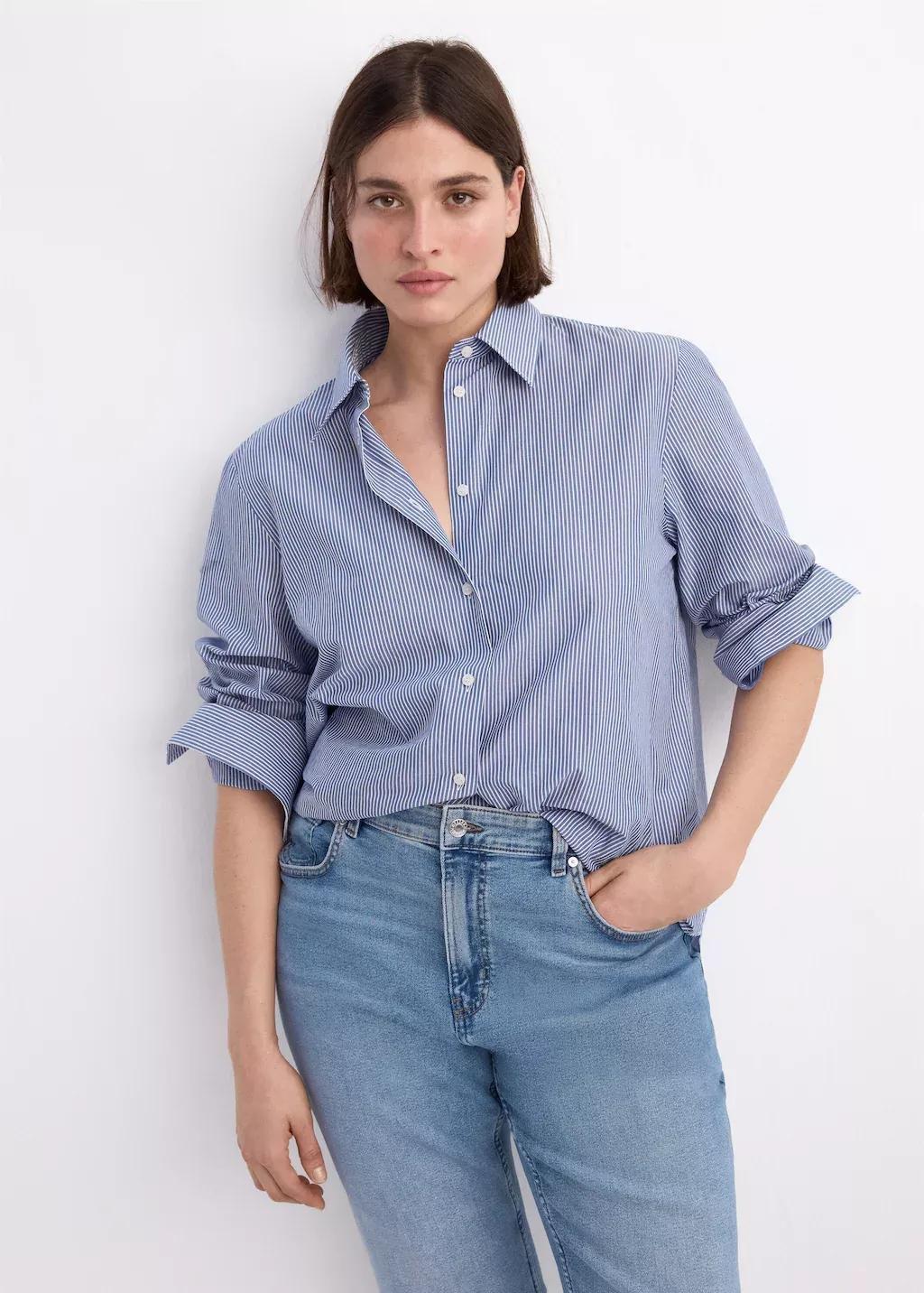 Blue Sienna Flared Cropped Jeans, 0201_TM, large image number 6