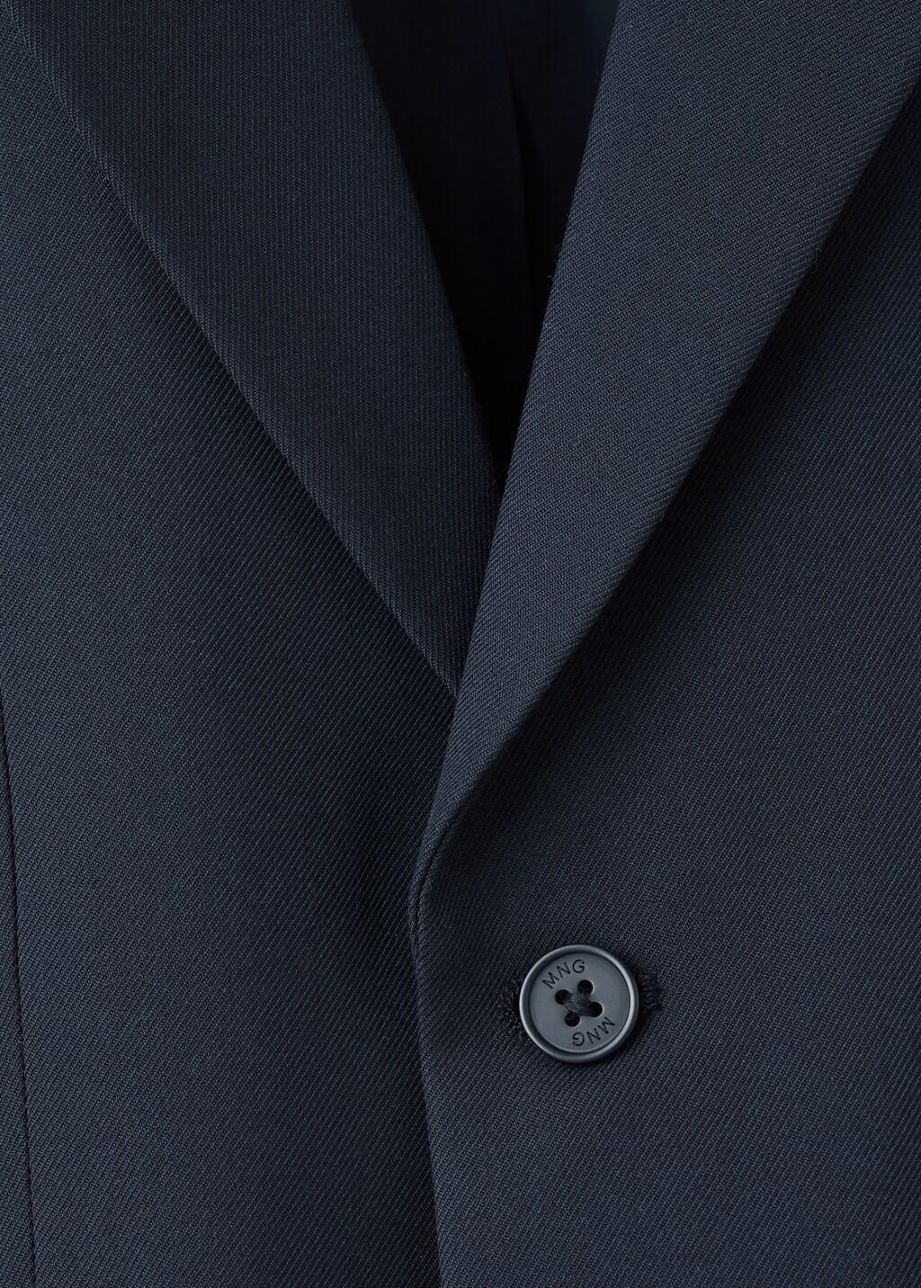 Navy Classic Suit Jacket, Baby Boy, Navy, large image number 3