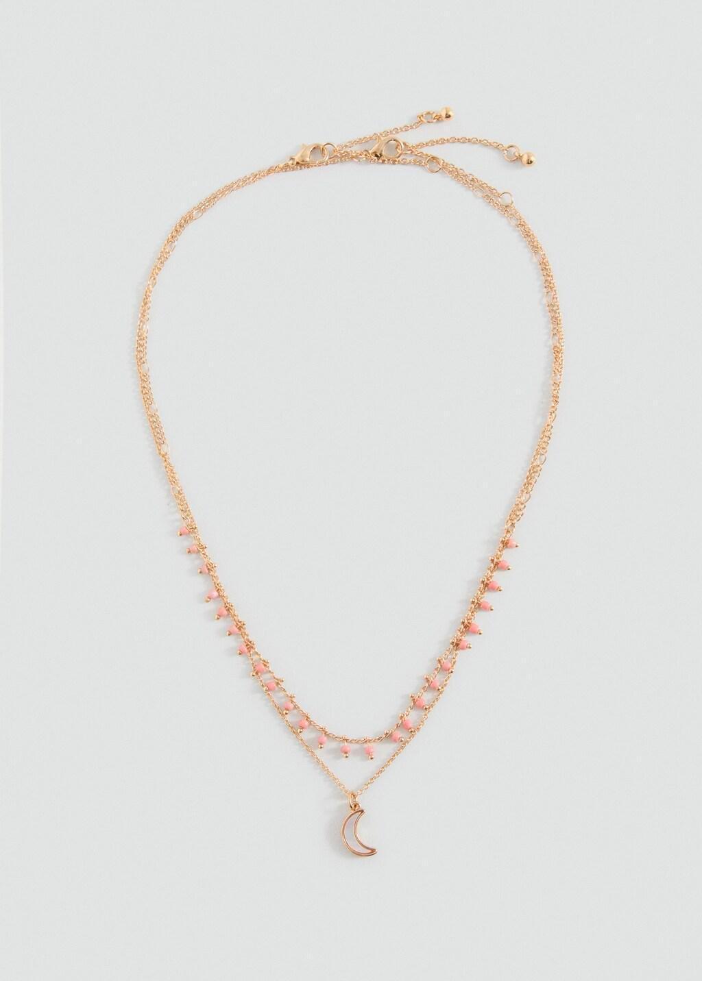 Gold 2 Pack Of Necklaces, Kids Girl, Gold, large image number 2