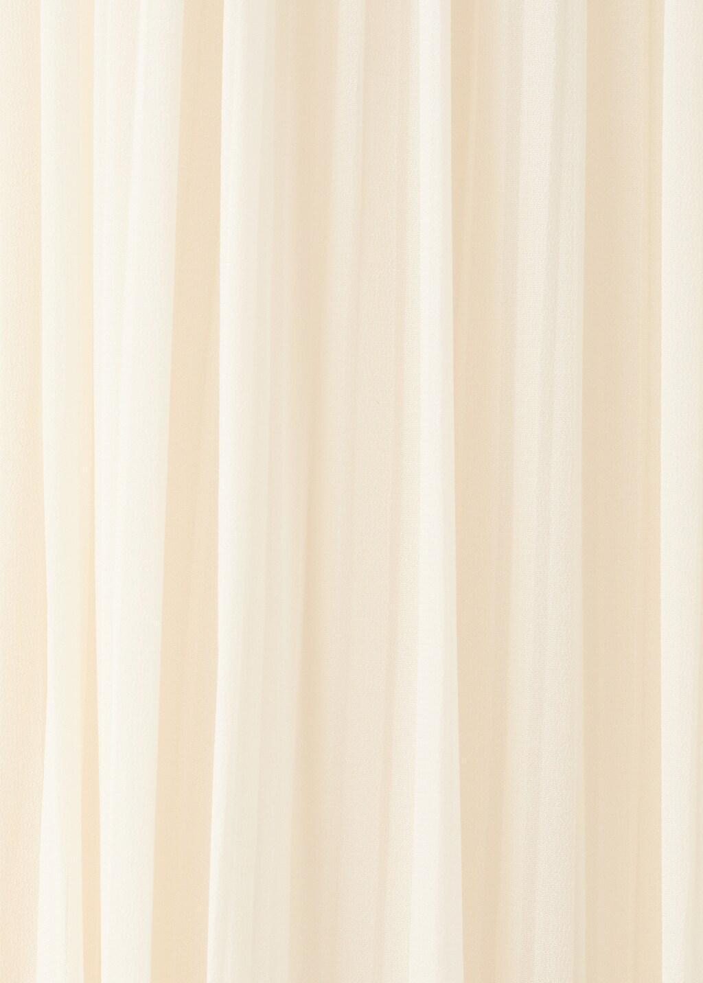 Beige Flared Halter Neck Dress, 0201_05, large image number 2