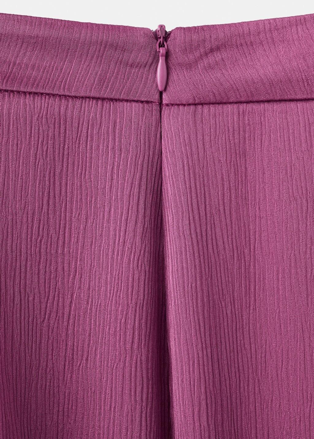 Purple Lt Pastel Satin Straight-Fit Trousers, Light-Pastel Purple, large image number 1