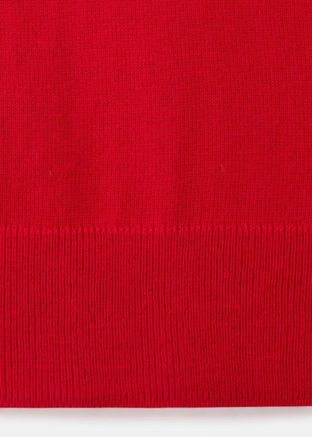 Red Polo Neck Sweater, 0201_70, large image number 5