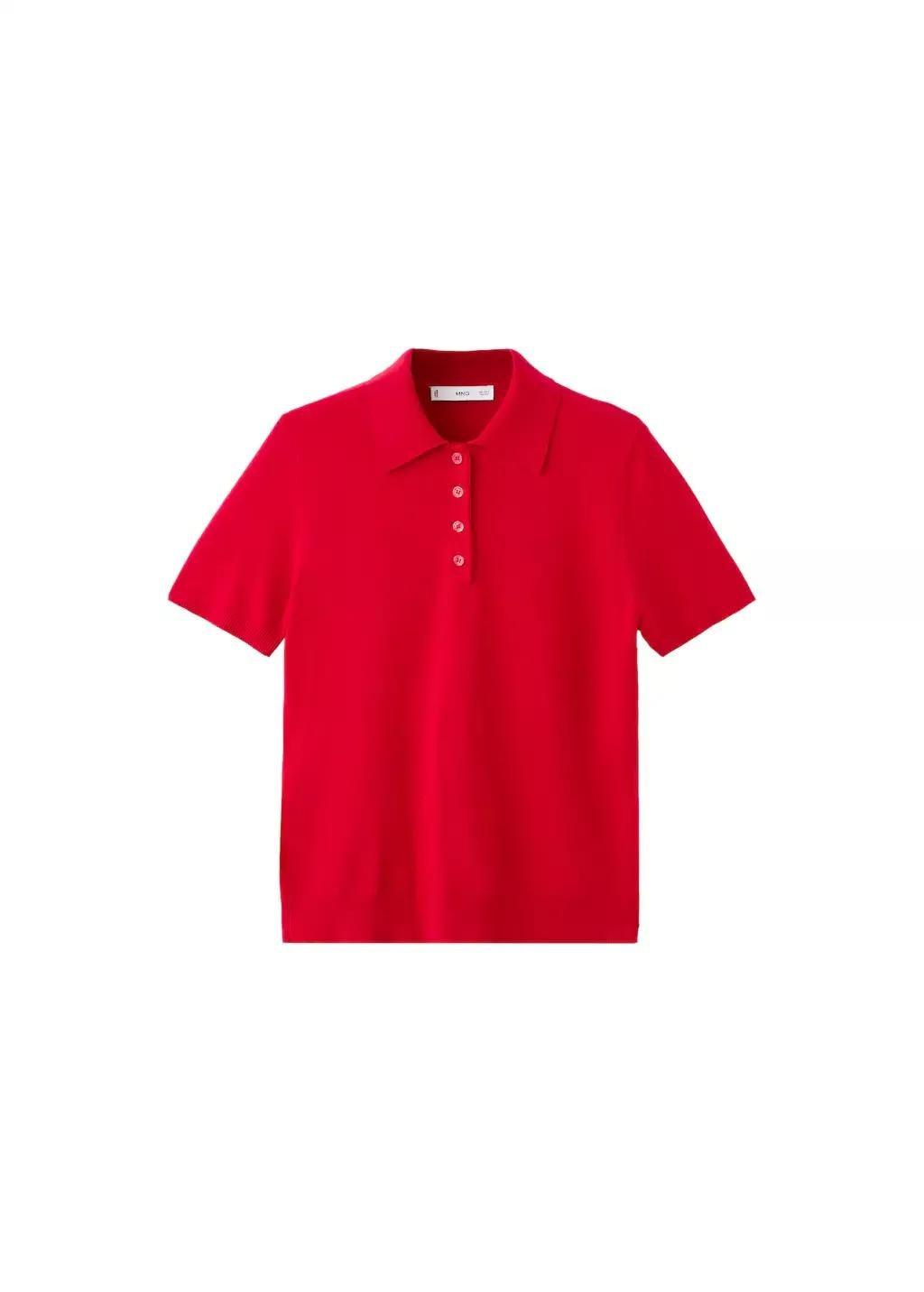 Red Polo Neck Sweater, 0201_70, large image number 6