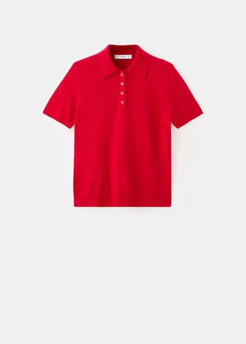 Red Polo Neck Sweater, 0201_70, large image number 7